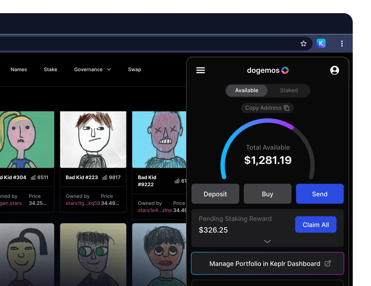 Download Keplr Extension 2.0 for Google Chrome or Mozilla Firefox
